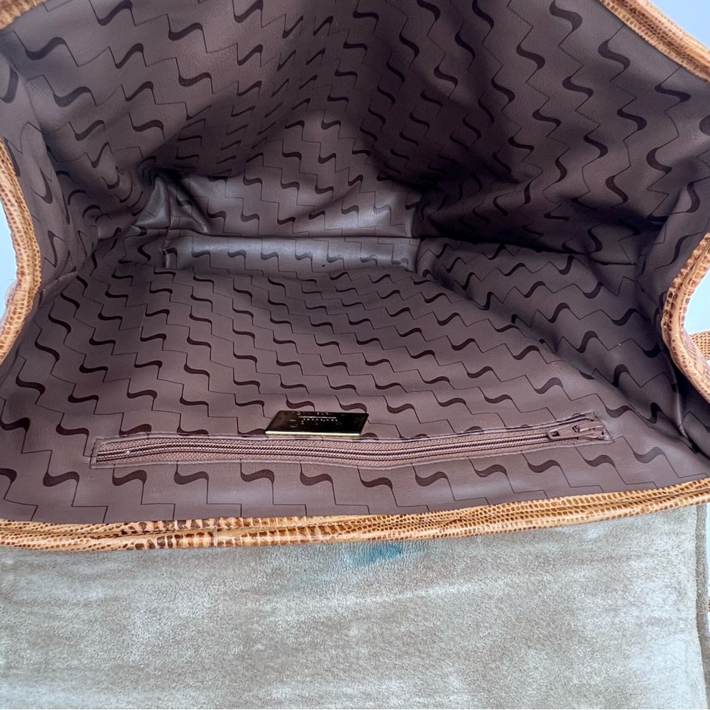 Sharif USA Vintage Lizard & Python Leather Should… - image 8